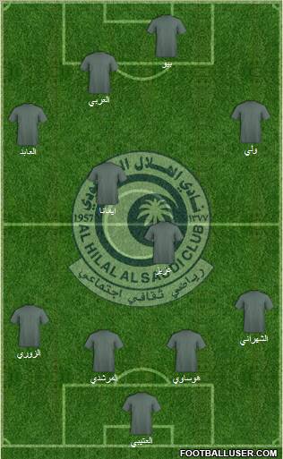 Al-Hilal (KSA) Formation 2011