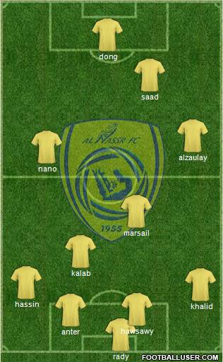 Al-Nassr (KSA) Formation 2011