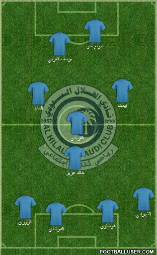 Al-Hilal (KSA) Formation 2011