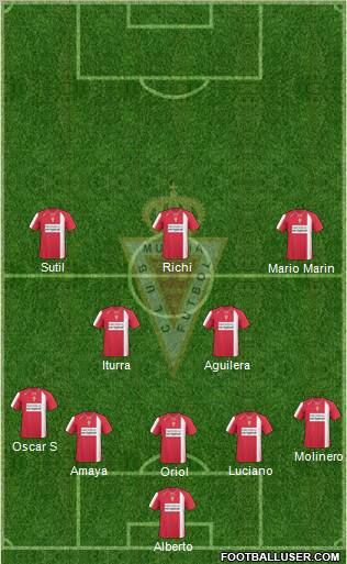 Real Murcia C.F., S.A.D. Formation 2011