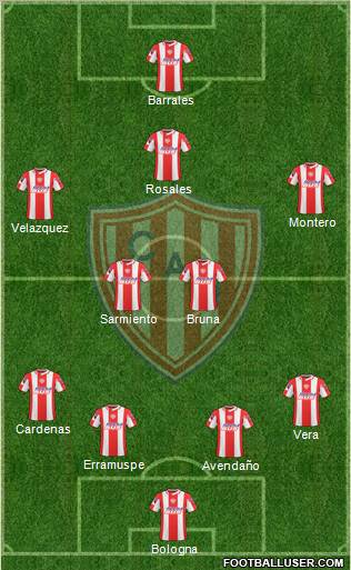 Unión de Santa Fe Formation 2011