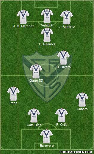 Vélez Sarsfield Formation 2011