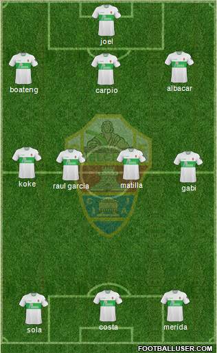 Elche C.F., S.A.D. Formation 2011