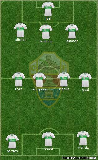 Elche C.F., S.A.D. Formation 2011