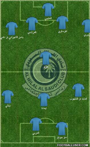 Al-Hilal (KSA) Formation 2011