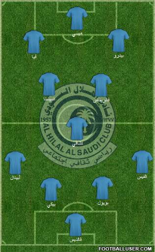 Al-Hilal (KSA) Formation 2011