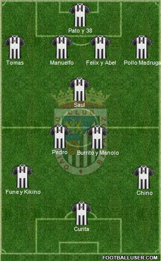 C.D. Badajoz S.A.D. Formation 2011