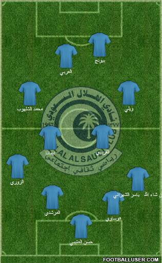 Al-Hilal (KSA) Formation 2011