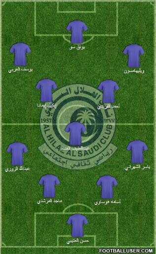Al-Hilal (KSA) Formation 2011