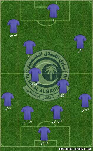 Al-Hilal (KSA) Formation 2011