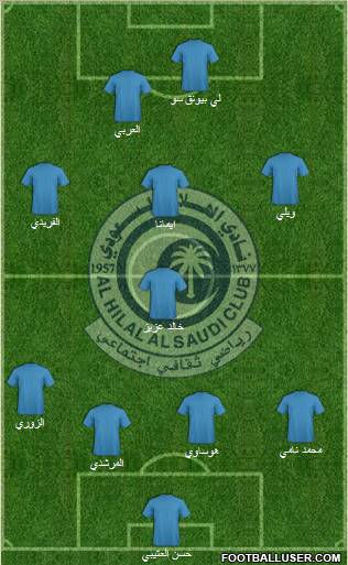 Al-Hilal (KSA) Formation 2011