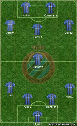 Club Brugge KV Formation 2011