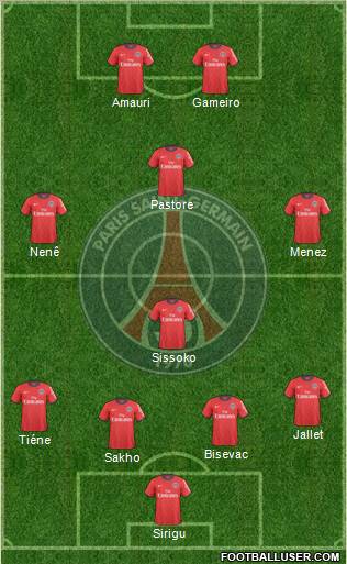 Paris Saint-Germain Formation 2011