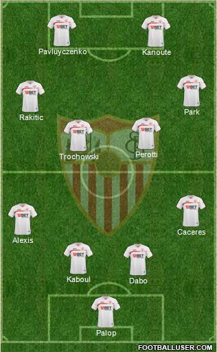 Sevilla F.C., S.A.D. Formation 2011
