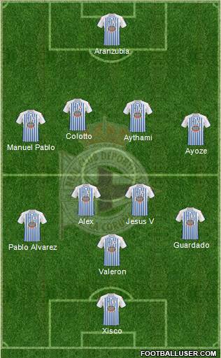 R.C. Deportivo de La Coruña S.A.D. Formation 2011