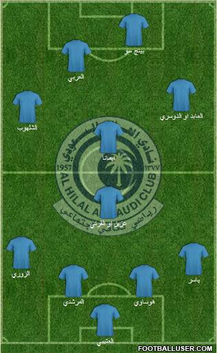 Al-Hilal (KSA) Formation 2011