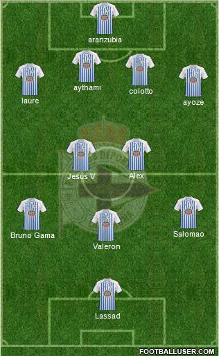R.C. Deportivo de La Coruña S.A.D. Formation 2011