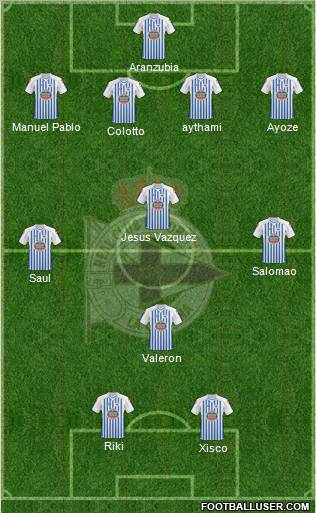 R.C. Deportivo de La Coruña S.A.D. Formation 2011