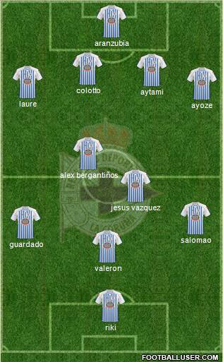 R.C. Deportivo de La Coruña S.A.D. Formation 2011