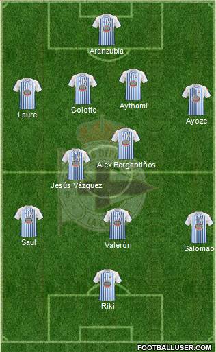 R.C. Deportivo de La Coruña S.A.D. Formation 2011
