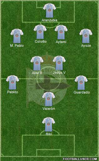 R.C. Deportivo de La Coruña S.A.D. Formation 2011