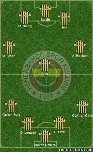 Fenerbahçe SK Formation 2011