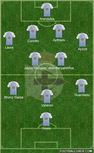 R.C. Deportivo de La Coruña S.A.D. Formation 2011