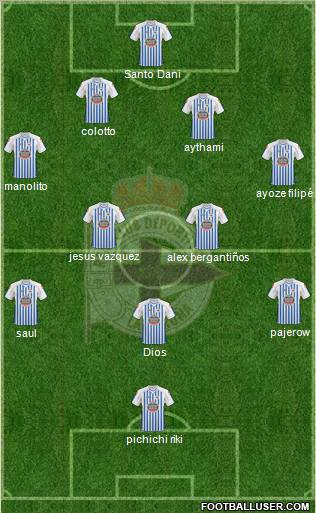 R.C. Deportivo de La Coruña S.A.D. Formation 2011