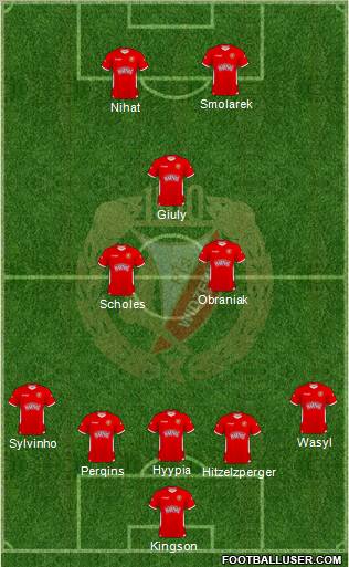 Widzew Lodz Formation 2011