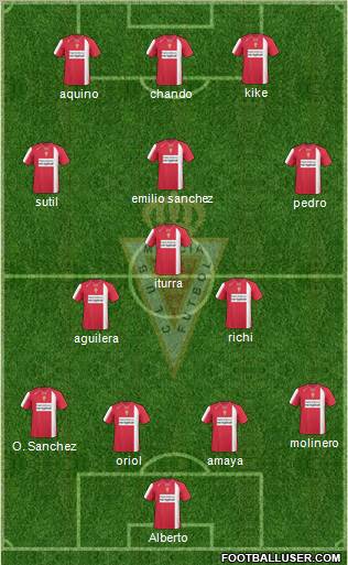 Real Murcia C.F., S.A.D. Formation 2011