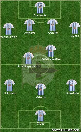 R.C. Deportivo de La Coruña S.A.D. Formation 2011