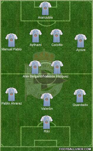 R.C. Deportivo de La Coruña S.A.D. Formation 2011