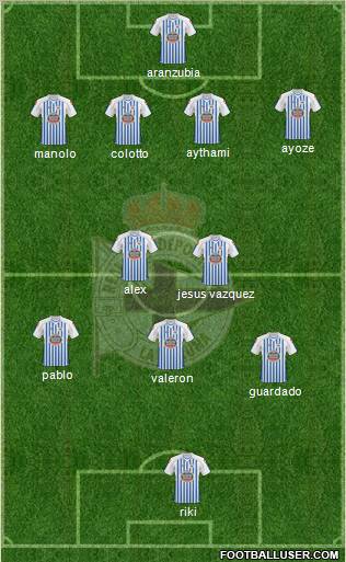 R.C. Deportivo de La Coruña S.A.D. Formation 2011