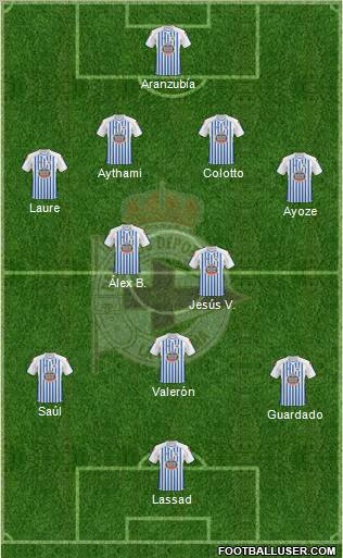 R.C. Deportivo de La Coruña S.A.D. Formation 2011