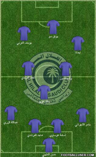 Al-Hilal (KSA) Formation 2011