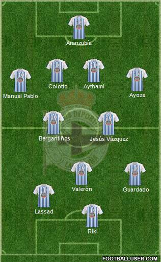 R.C. Deportivo de La Coruña S.A.D. Formation 2011