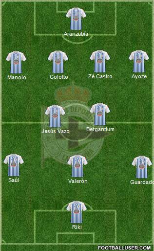R.C. Deportivo de La Coruña S.A.D. Formation 2011