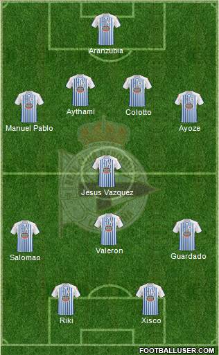 R.C. Deportivo de La Coruña S.A.D. Formation 2011