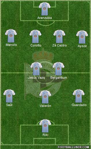 R.C. Deportivo de La Coruña S.A.D. Formation 2011