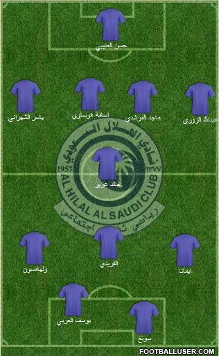 Al-Hilal (KSA) Formation 2011