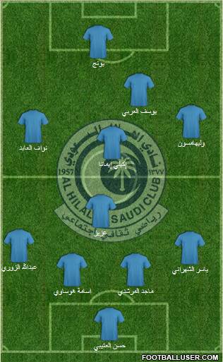 Al-Hilal (KSA) Formation 2011