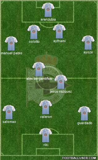 R.C. Deportivo de La Coruña S.A.D. Formation 2011