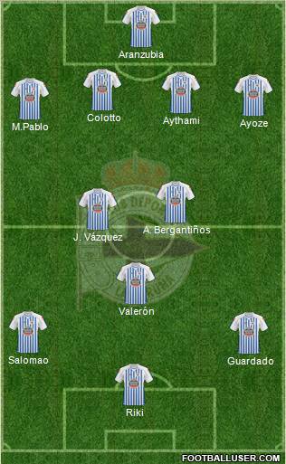 R.C. Deportivo de La Coruña S.A.D. Formation 2011