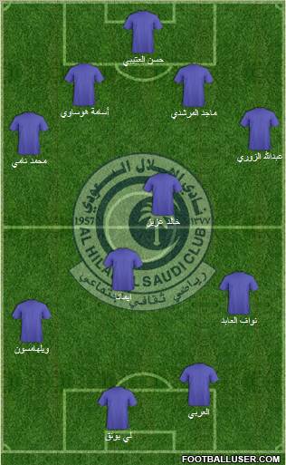 Al-Hilal (KSA) Formation 2011