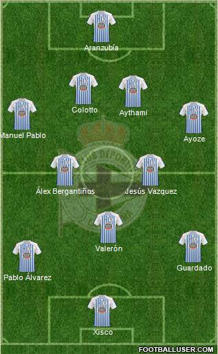 R.C. Deportivo de La Coruña S.A.D. Formation 2011