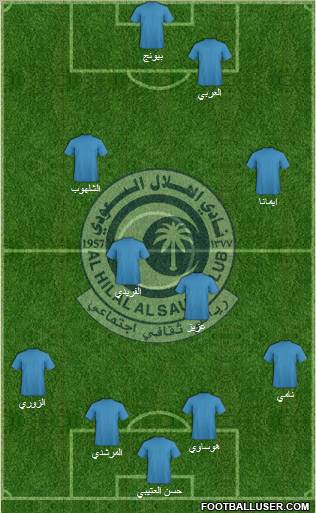 Al-Hilal (KSA) Formation 2011