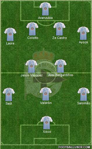 R.C. Deportivo de La Coruña S.A.D. Formation 2011