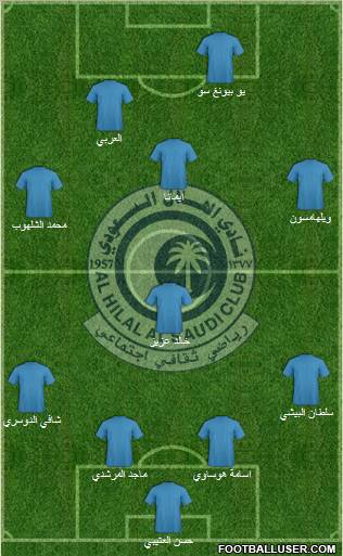 Al-Hilal (KSA) Formation 2011