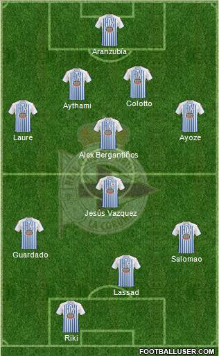 R.C. Deportivo de La Coruña S.A.D. Formation 2011