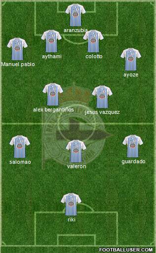 R.C. Deportivo de La Coruña S.A.D. Formation 2011